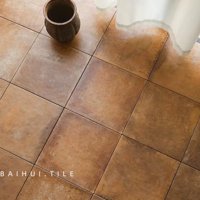 Ретро плитка в стиле середины века, матовая однотонная, 300x300, для гостевых ресторанов, B&B, магазинов, нескользящая напольная плитка для кофеен и магазинов молочного чая