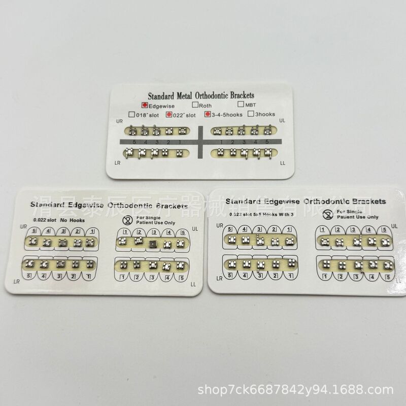 Cross Border Dental Orthodontic Braces Metal Braces Mini Straight Wire Braces MBT Braces Dental Braces Dental Braces