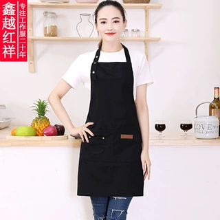 广告围裙可印logo印字水果奶茶店超市火锅店服务员工作服围腰男女