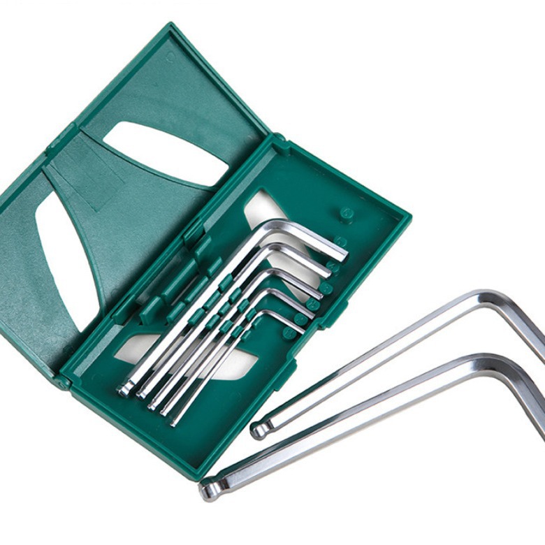 世达五金工具7件球头内六角扳手组套09125/09127套装