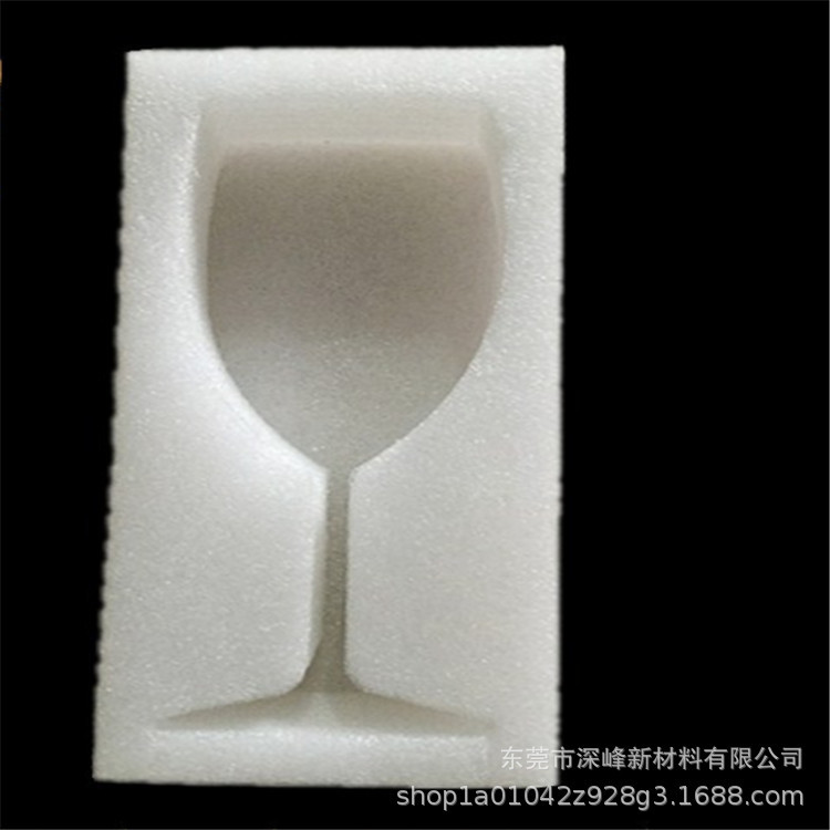 厂家生产酒瓶 高脚玻璃杯防撞内衬 珍珠棉 各种产品包装保护内盒