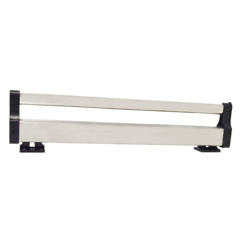 Perchero extraíble para pantalones con diseño telescópico montado en la parte superior, adecuado para vestidores, riel deslizante de acero inoxidable, barra para colgar pantalones y ropa con sistema de empuje y deslizamiento.