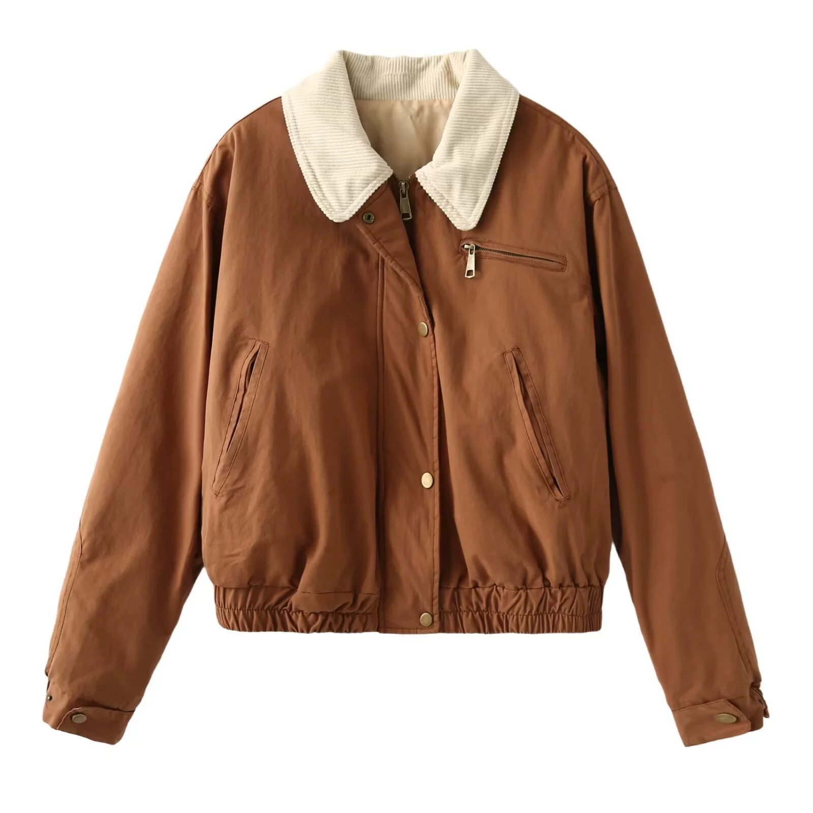 Демисезонная утепляющая куртка, кроп bomber европейский стиль, размеры XS–L