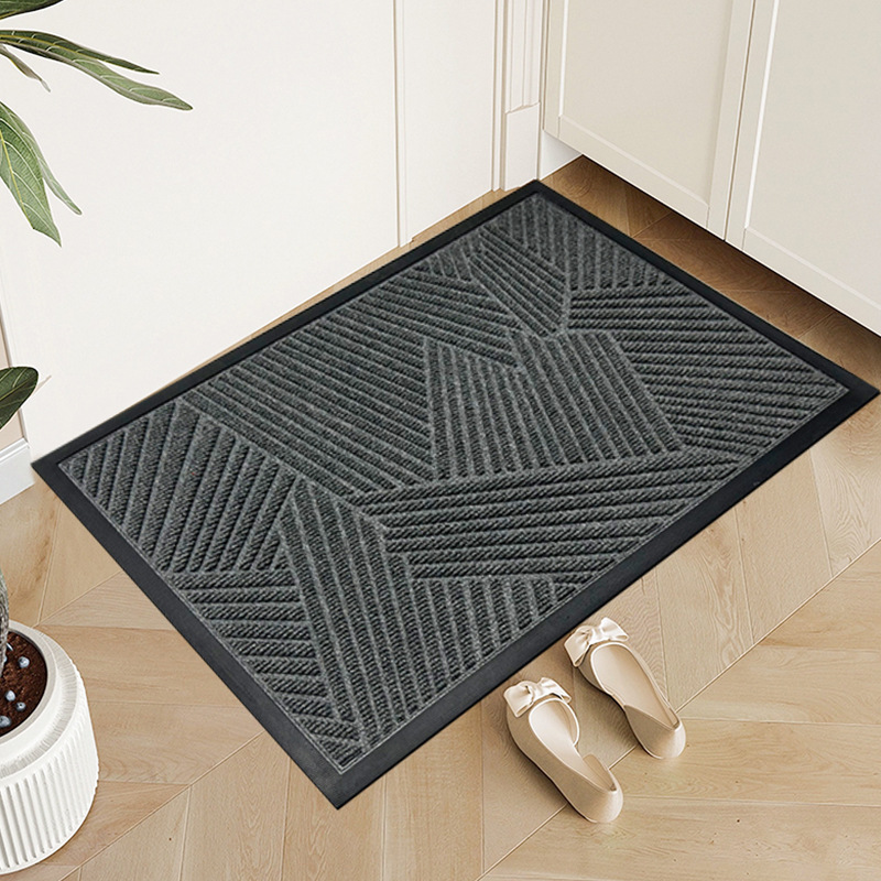 Comercial Gao Van estampado alfombra personalizada alfombra de cifrado impermeable antideslizante alfombra de polvo logotipo libre diseño