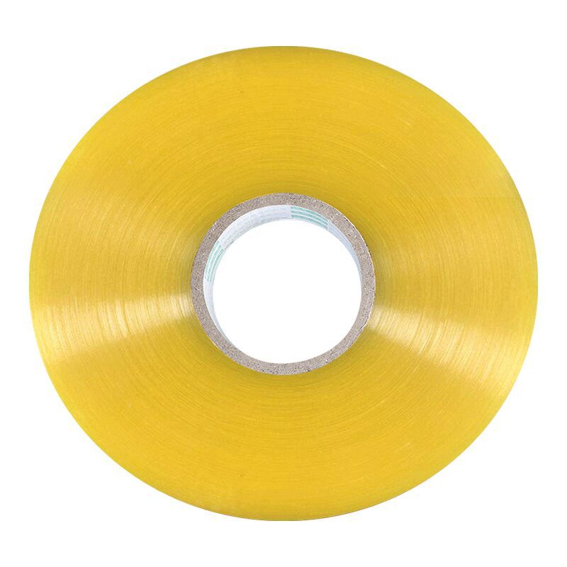Cinta transparente para máquina, rollo grande, cinta de sellado, embalaje, cinta exprés, pegamento de sellado, 4.5*1000 m, fábrica al por mayor