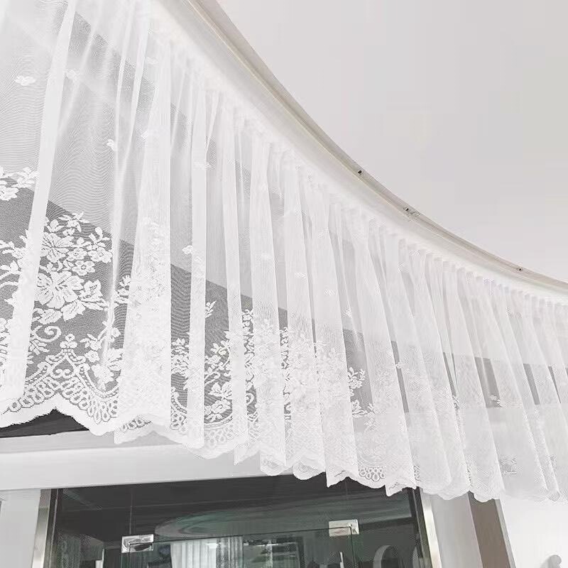 Lace Short Curtains for Bedroom, No-Drill Magic Tape, Korean-Style Half-Curtains, Dustproof Decorative Door Cabinet Half-Curtains, Sheer Curtains Lace Short Curtains for Bedroom, No-Drill Magic Tape, Korean-Style Half-Curtains, Dustproof Decorative Door Cabinet Half-Curtains, Sheer Curtains