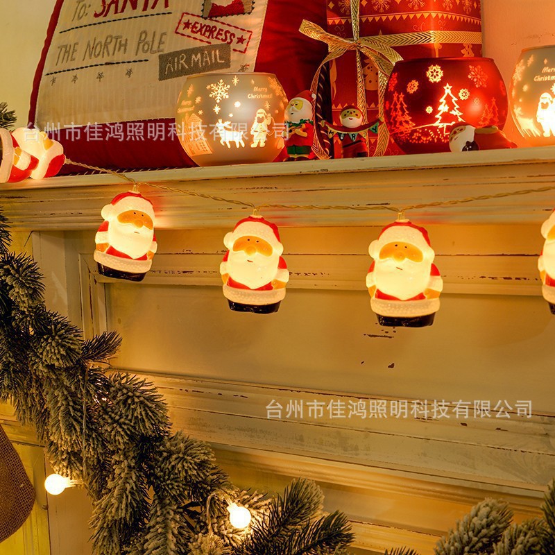 Luz LED de Navidad transfronteriza, decoración de ventana de cadena, tamaño colgante, estilo personalizable, gran cantidad de precio preferencial
