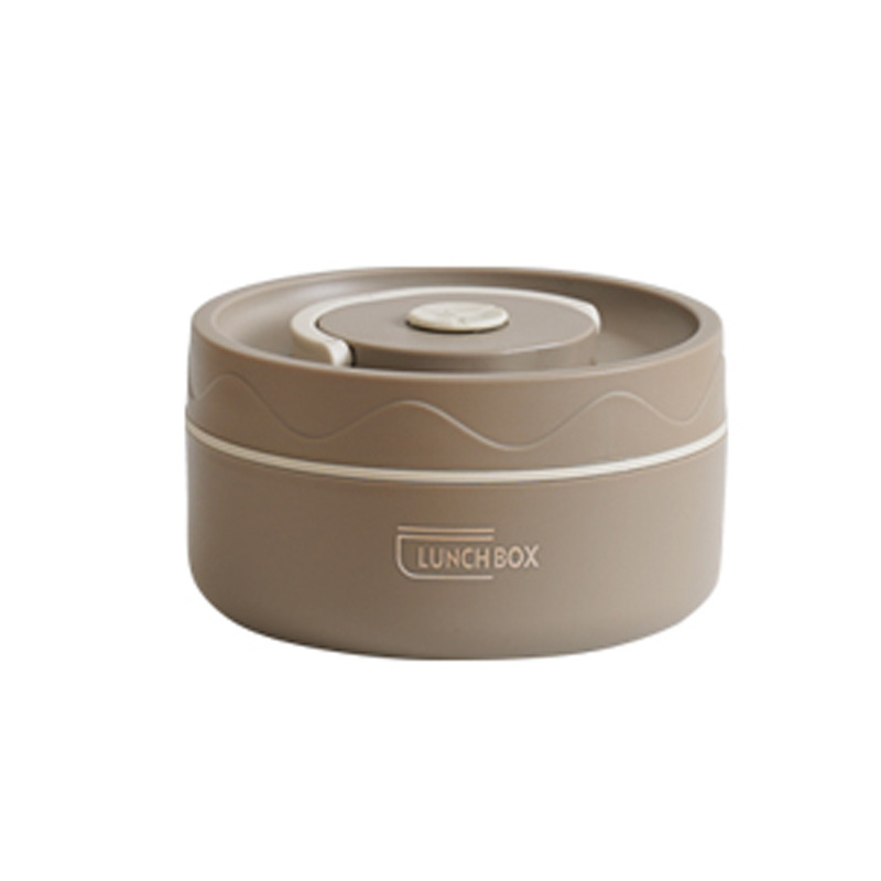 304 caja de almuerzo de acero inoxidable ronda horno de microondas calefacción multi-capa caja de almuerzo forro desmontable caja de almuerzo traje