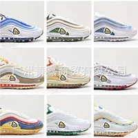 TZ Чистый оригинальный Air max 97 ретро-ударный низкий уровень боеголовки на воздушной подушке Обувь TPU Светоотражающие материалы