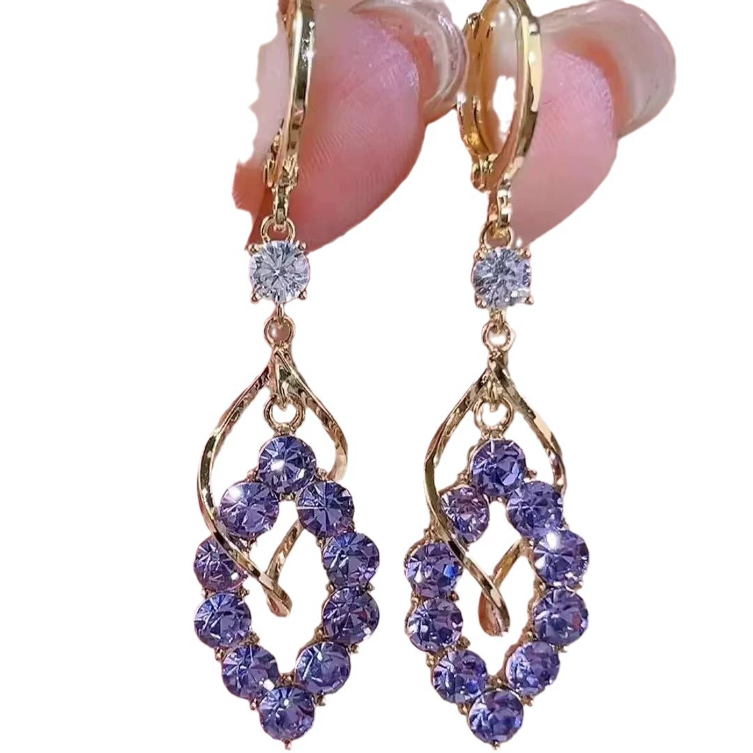 Серебряная игла, серьги с маленьким дизайном, легкий люксовый стиль