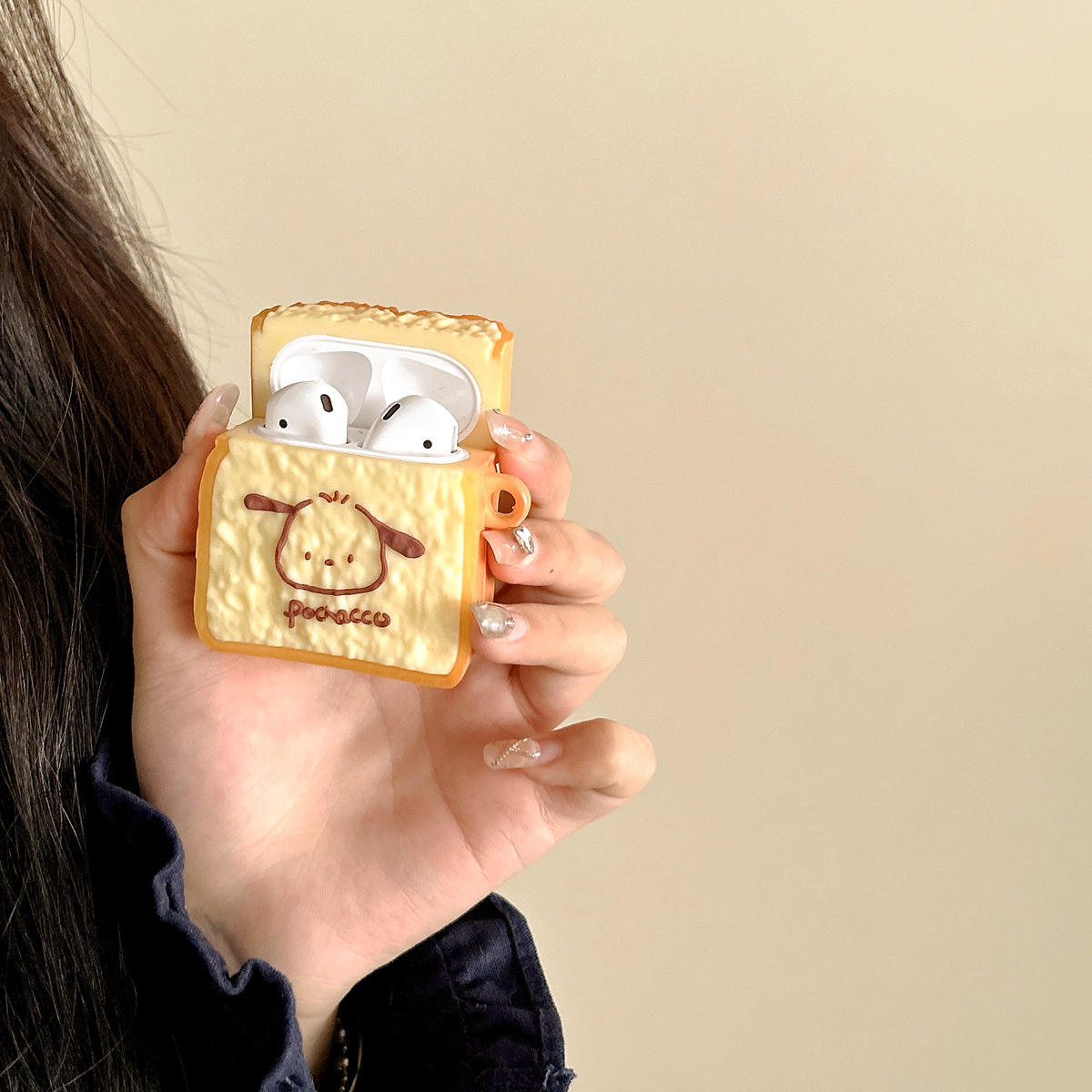 Pacha Dog Toast Bread AirPods Pro Apple 1 / 2 / 3 generación inalámbrica auriculares bluetooth cubierta cartoon cubierta