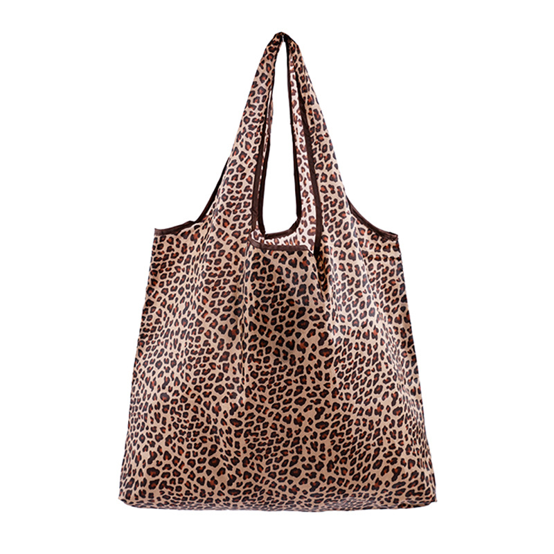 En stock gran bolsa de poliéster color Flip bolsa de protección del medio ambiente bolsa de compras supermercado plegable bolsa de compras plegable bolso portátil