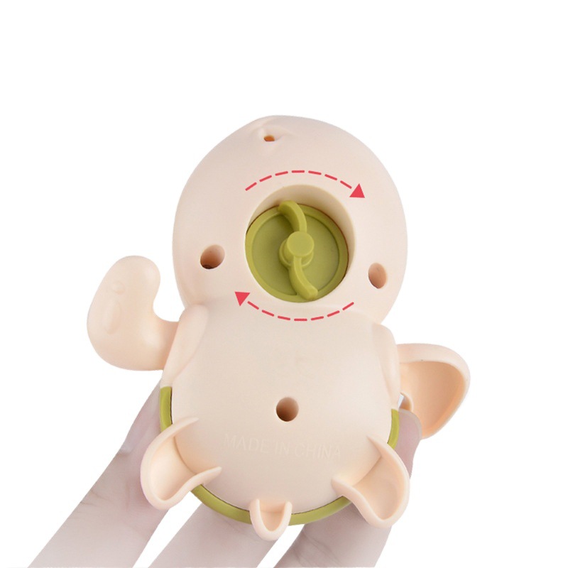 Bebé tortuga baño juguetes bebé baño natación flotante cadena pequeña tortuga niños jugando juguetes de agua