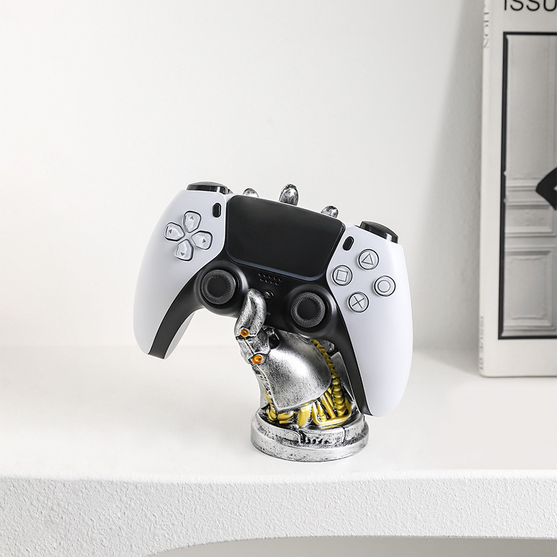 サイバーパンクロボットゲームコントローラー収納ホームリビングルームeスポーツルームデスクトップスタンド装飾装飾品|undefined