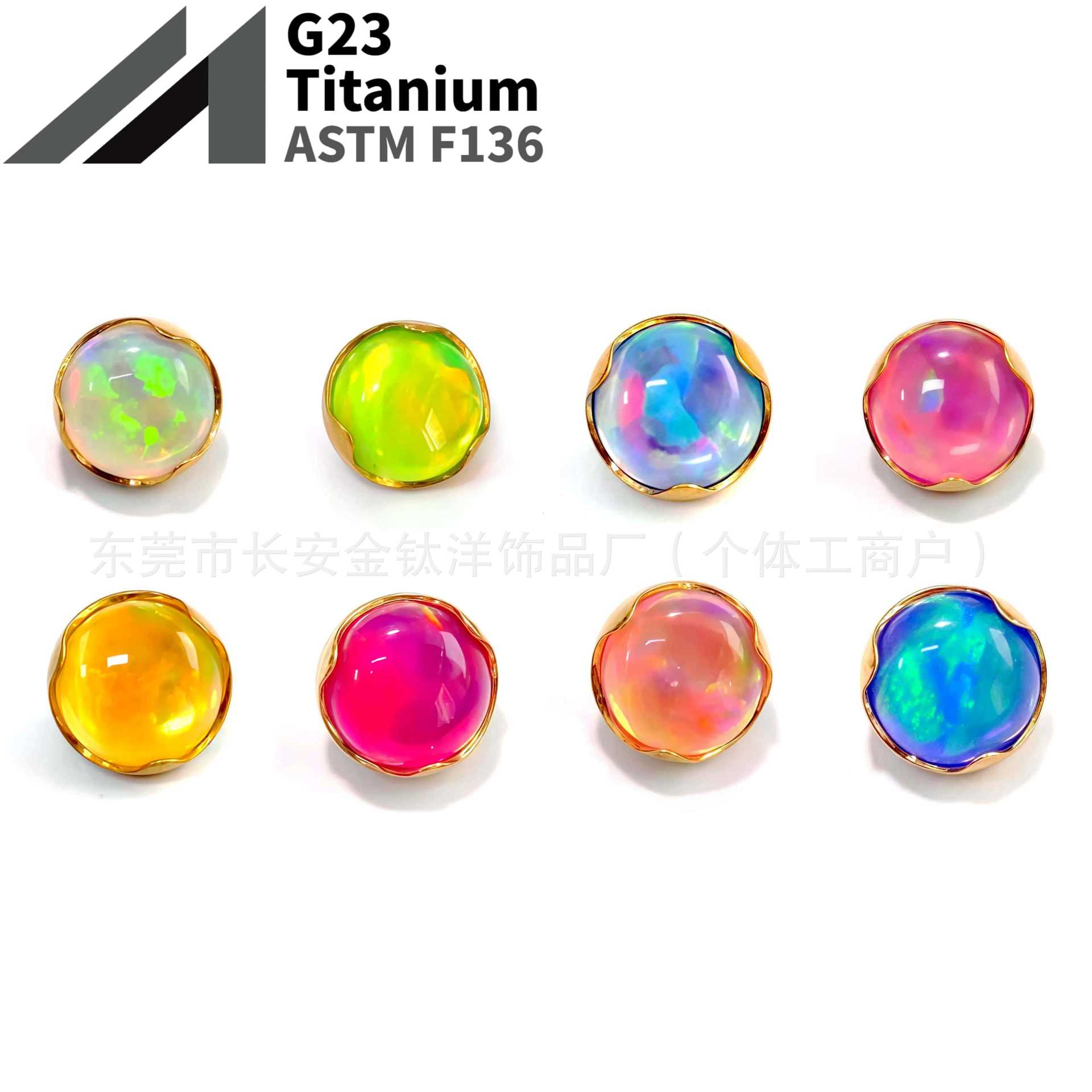 16G labret stud size and finish detail