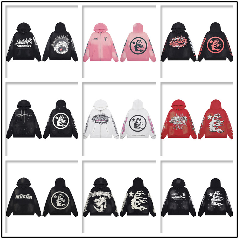 European and American Trendy Streetwear Brand, Same Style as on Instagram, Vintage Washed and Distressed Hooded Sweatshirt, Trendy Hoodie