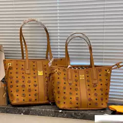 Tote Bag Genuine Leather Women's Bag High Quality Mc Mother-In-Law Tote Bag Lv Bag New Large Capacity Shopping Bag Handbag