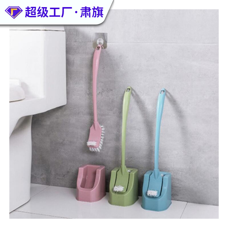 両面トイレブラシの新しい長い柄の清潔ブラシ家庭用トイレの清潔トイレの清潔な対外貿易はトイレブラシの卸売りを購入します。|undefined