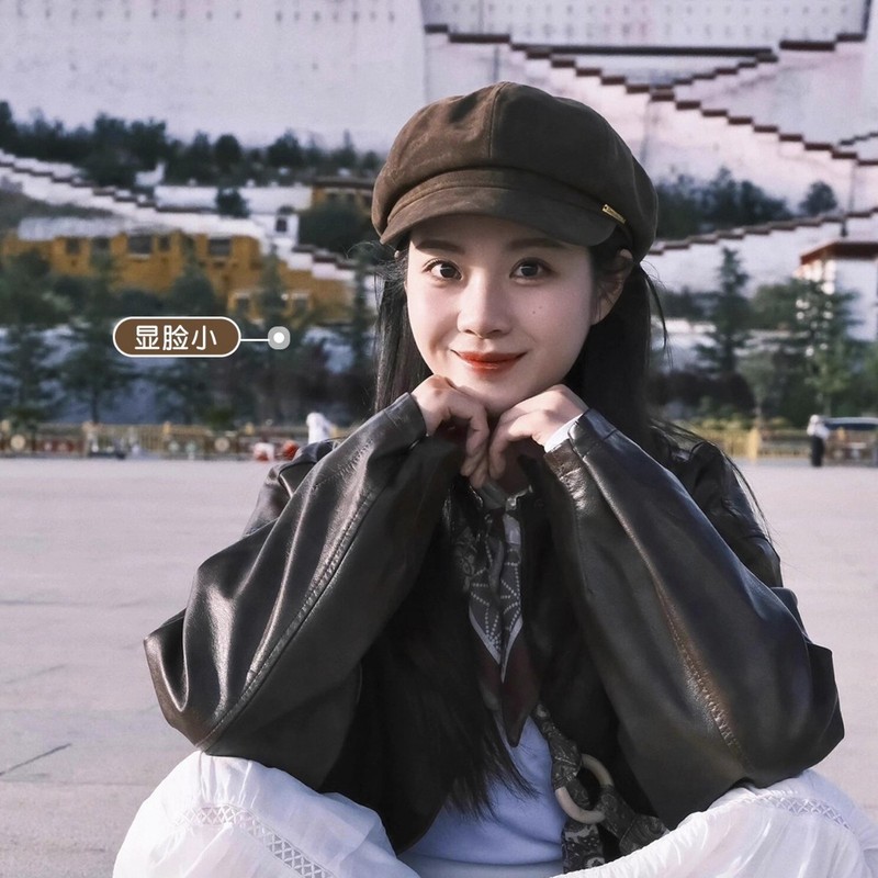 ins网红博主同款贝雷帽子女秋冬日系复古百搭八角帽显脸小报童帽|undefined