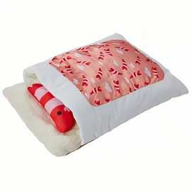 跨境新款 枕头被子宠物用品冬季保暖猫窝全封闭式宠物窝睡袋