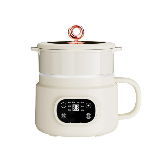 Multi-functional Electric Pot Electric Hot Pot Electric Cooking Pot Household Electric Rice Cooker Steaming and Cooking Integrated Electric Rice Cooker One-person Non-stick Pot