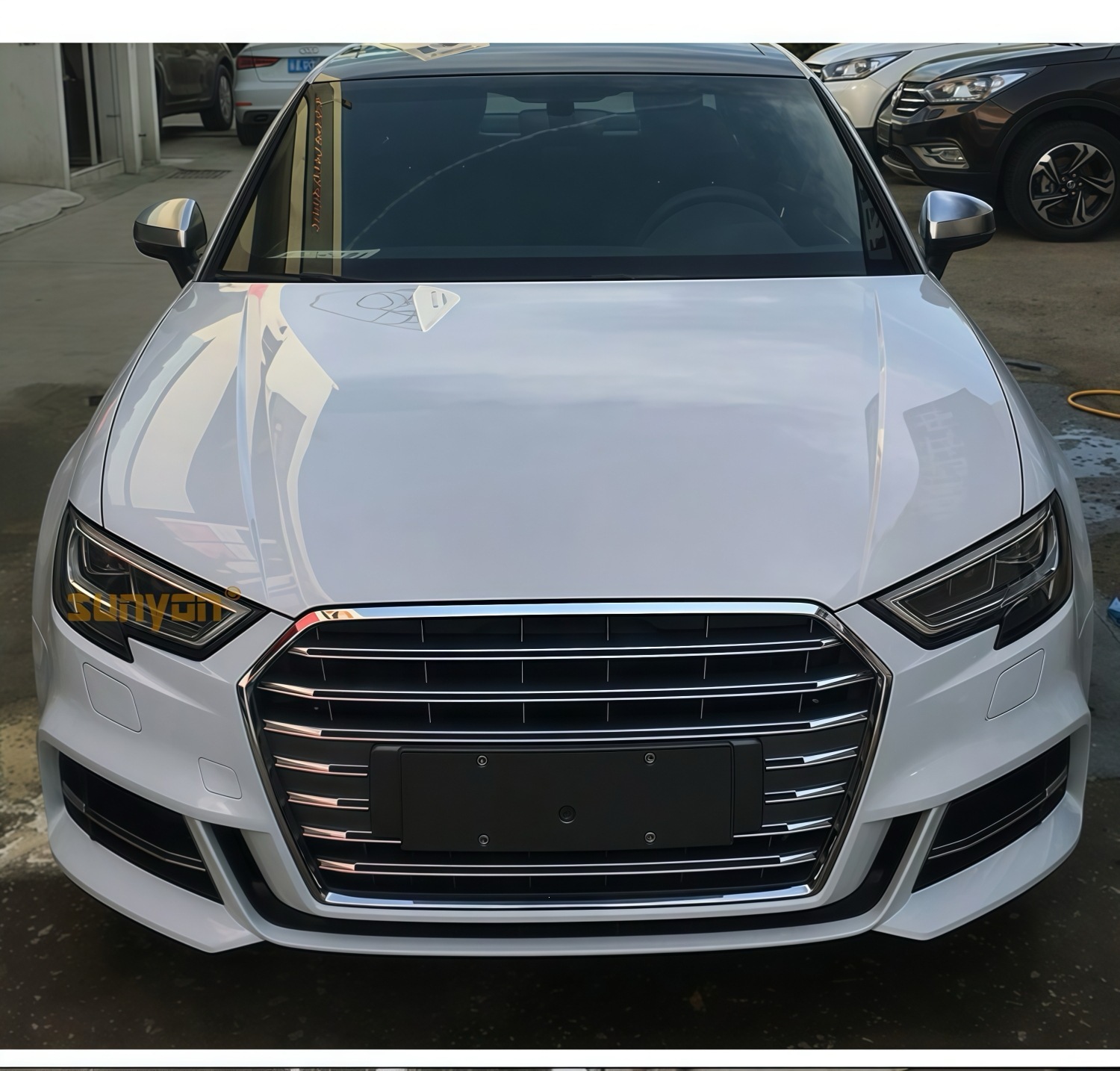 17-20, suitable for Audi A3, S3 front bumper, large front bumper, A3 modified to S3 style, front face