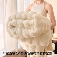 厂家泡泡牛奶绒布料10米整块绒布大布头珊瑚绒法兰绒布料