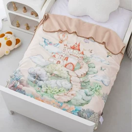 婴童毛浴巾;婴童抱毯毛毯;围嘴围兜