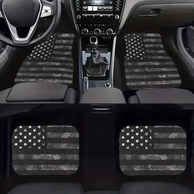 Can Deliver Car Universal Four-Piece Set, Avtomobil döşəmə paspasları - temu-car-floor-mat-8-3344cm-two-piece-pack