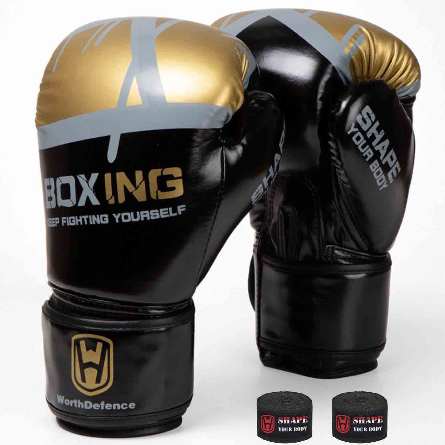 Guantes de boxeo para hombres y mujeres gimnasio para niños adultos y adolescentes Taekwondo Sanda, lucha y entrenamiento de lucha