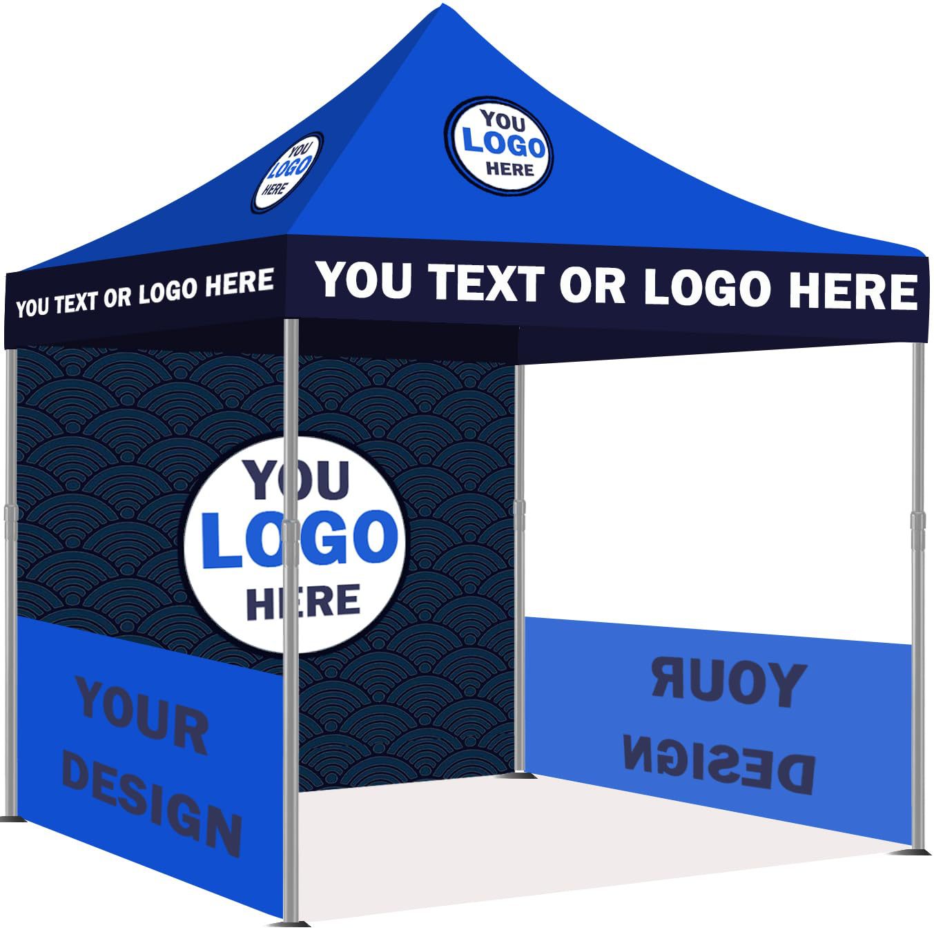 户外广告四脚帐篷Custom Canopy Tent伞折叠雨棚伸缩式摆摊用四角