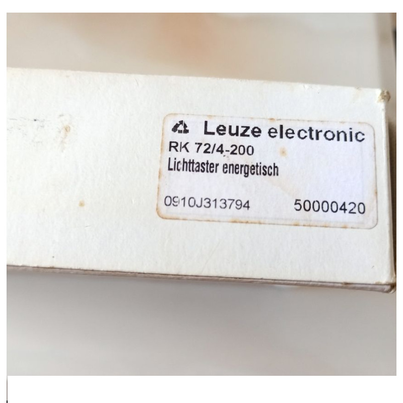 LEUZE劳易测光电开关 RK 72/4-200