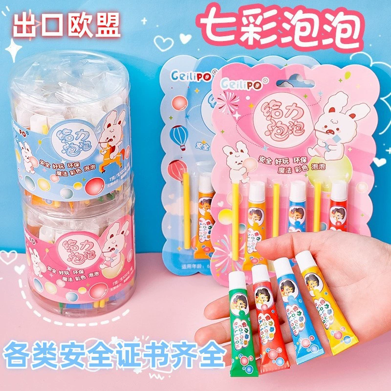 Colorful bubbles for elementary school students, children's slime, cartoon teether, wholesale, Birthday gift