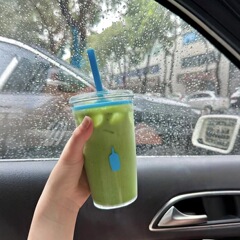 在庫ありの青いボトルコーヒーカップ BlueBottleCoffee ブルーボトルコーヒー KeepCup アイスカップ 越境で人気販売中