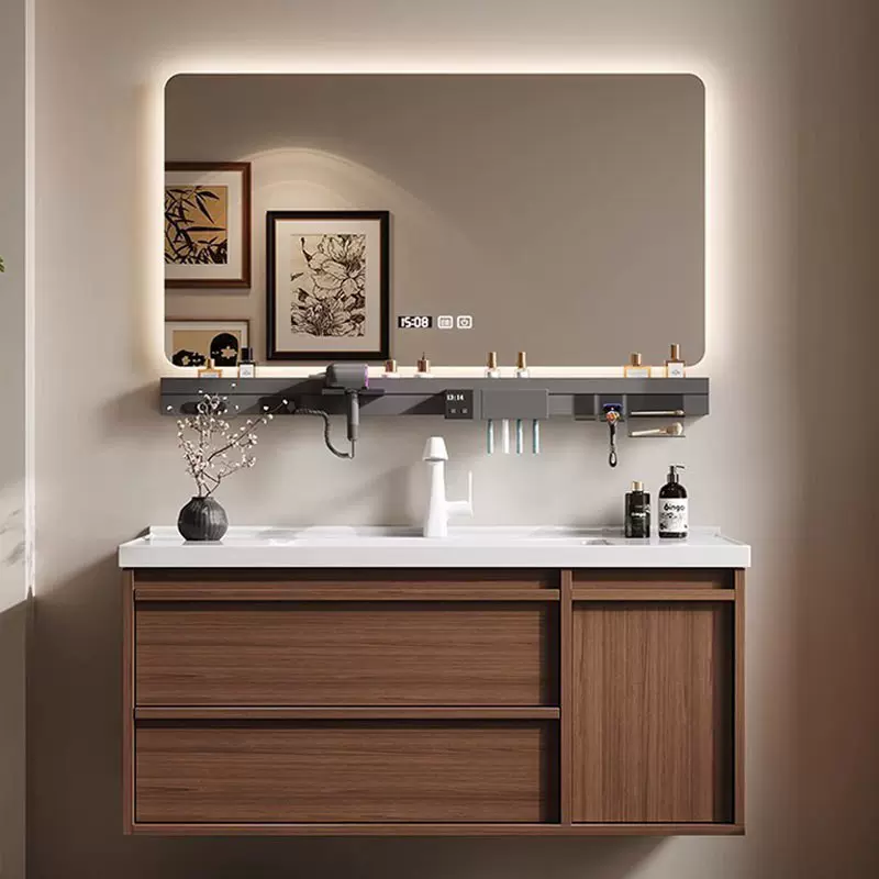 中古风浴室柜组合洗手台盆柜洗漱台洗脸盆卫生间陶瓷盆卫浴柜套装