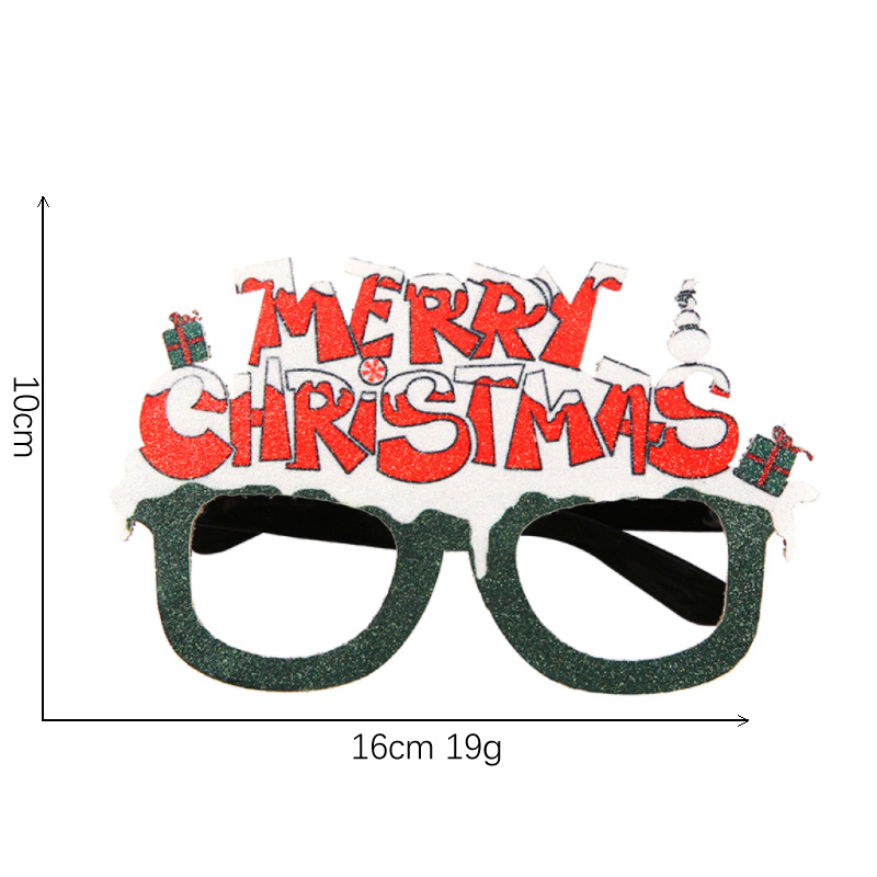 Nueva Navidad diadema gafas marco Halloween Día de San Valentín gafas de Santa Claus gafas Fiesta de Navidad