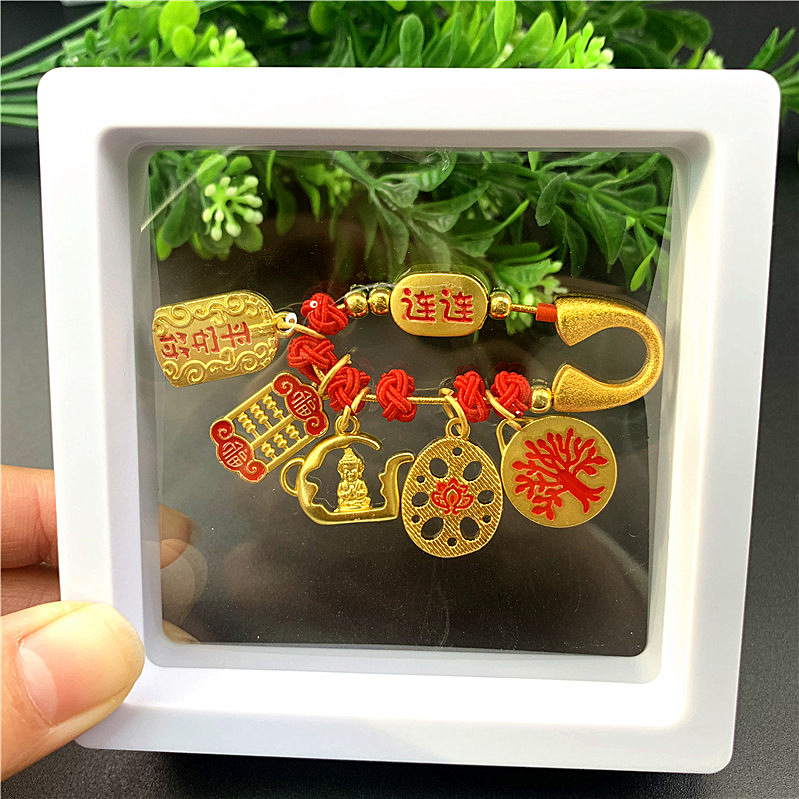 子供の驚き安全ピンの携帯ストラップ赤ちゃんの驚き防止レトロなアクセサリーのペンダント妊婦の平安ブローチ