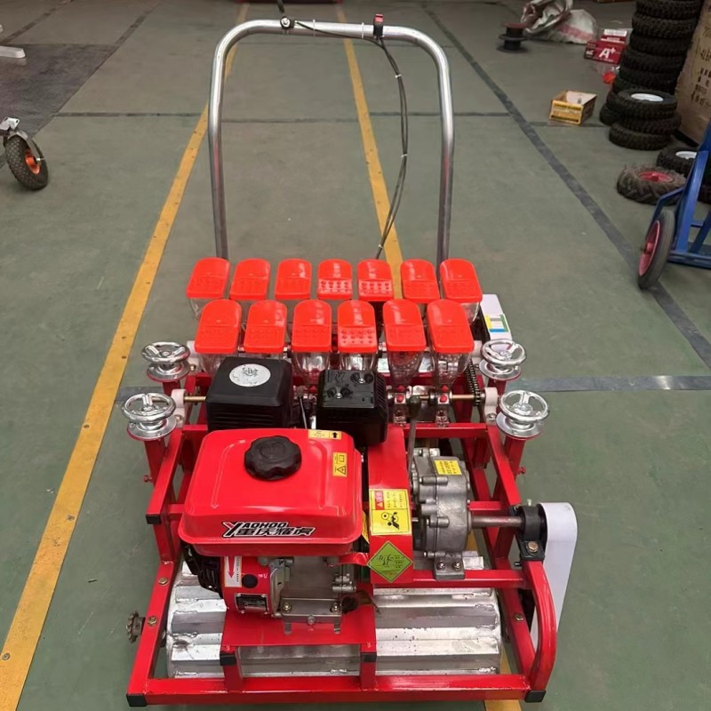 农用芹菜大葱播种机 自走式汽油蔬菜精播机 免间苗种菜点播机