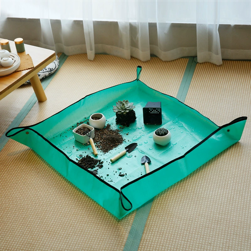 PE Садоводство напольный коврик семейная посадка больше мяса Зеленый завод смена горшка поворот горшок смешивание почвы Балкон Водонепроницаемый Цветочный Коврик