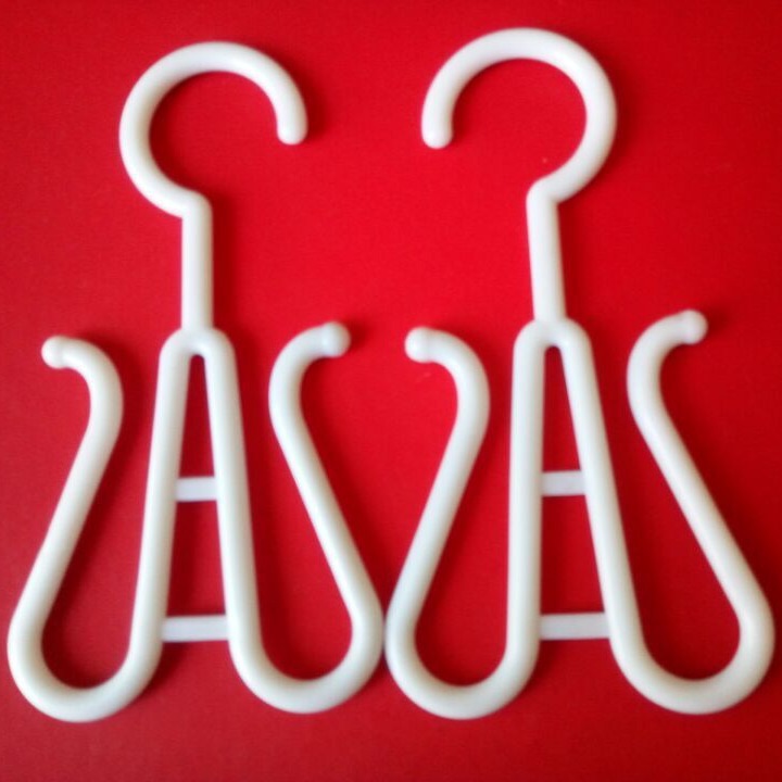 厂家销售拖鞋大挂钩 白色塑料人字托鞋钩子塑料鞋勾拖鞋钩批发