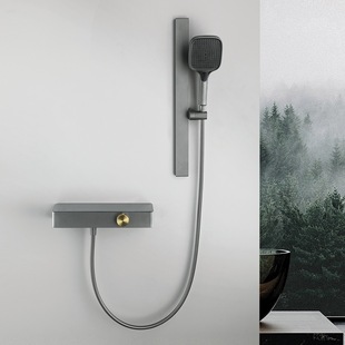 Simple Shower Set Without Top Spray for Home Use, Separate Shower Head for Bathroom Without Bottom Outlet