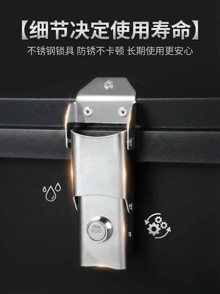 Coolqi Bao Motorcycle Electric Vehicle Trunk Is Large-Capacity, Waterproof, Quick-Release, Thickened, Durable, Stable, with No Abnormal Noise, and More Secure