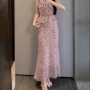 蕾丝木耳边春夏圆领莓果