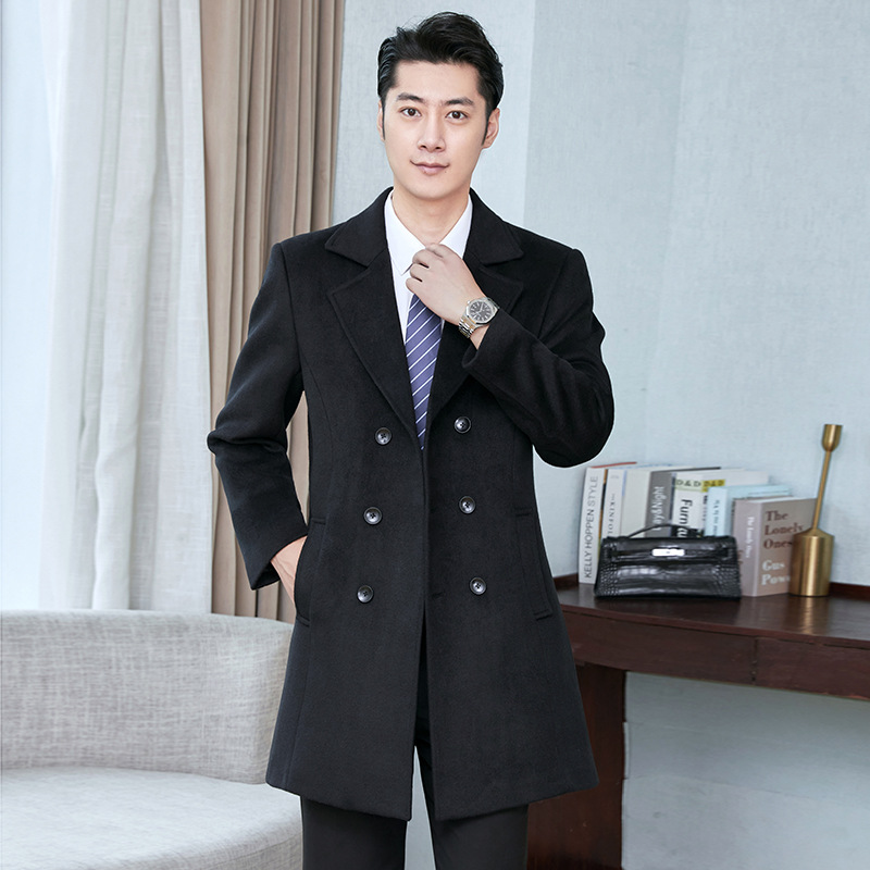 2143 남성용 블랙 신형 더블 브레스트