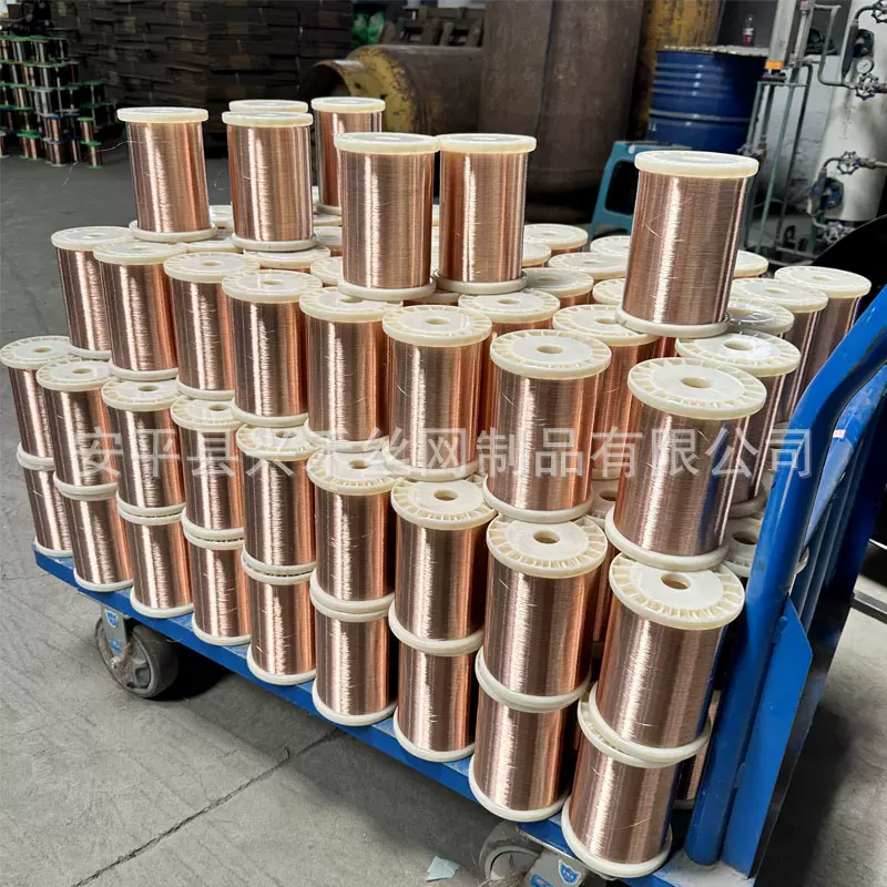 定制铜丝铜线材无磁铜包钢0.07mm-1.0mm电子数据线电缆彩灯电源线