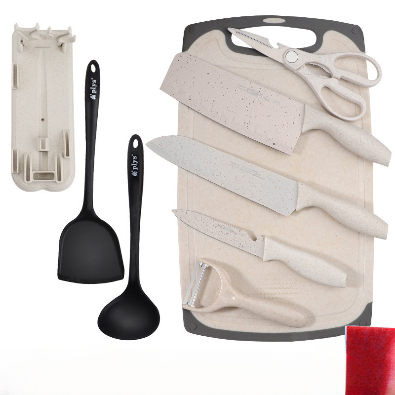 Cuchillo de cocina 2 - en - 1 para el hogar, cuchillo de mesa de corte, cuchillo de cocina completo, cuchillo de cocina, cáscara de arroz