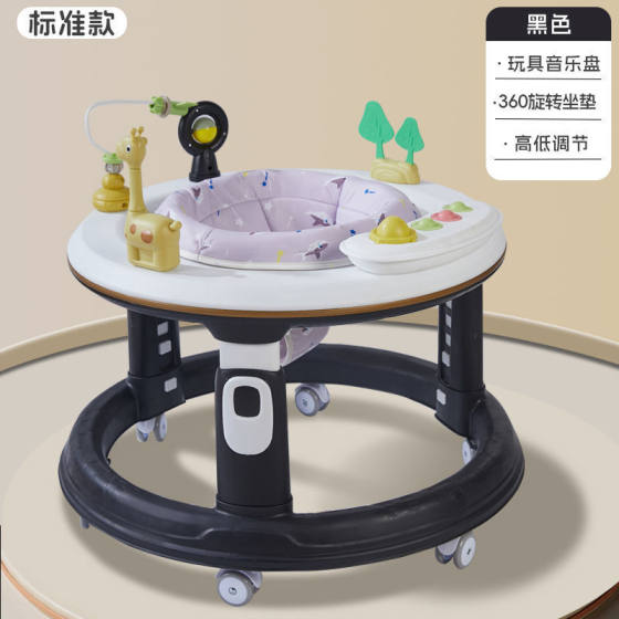 Foreign trade new baby walker anti-o-leg multi-function anti-rollover one-year-old baby can sit walker wholesale