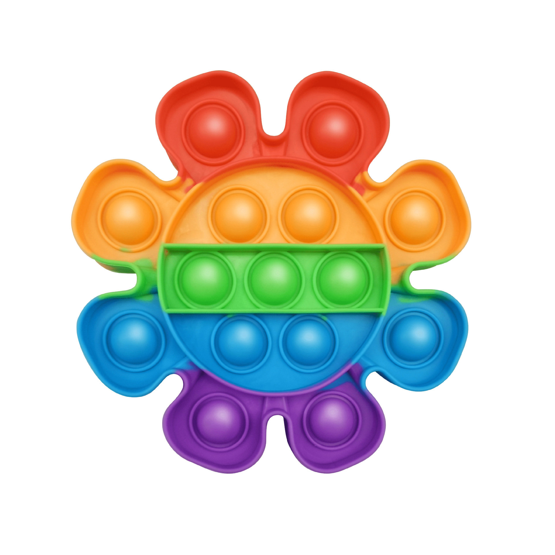 Spot 12cm Rainbow Rat Pioneer Silicone Presione Music Puzzle Pioneer Puzzle Bubble Music