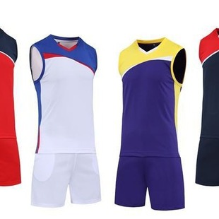 2024 New Volleyball Uniform Men's Professional Breathable Volleyball Uniform Competition Training Team Uniform Printing Number Group Purchase A822
