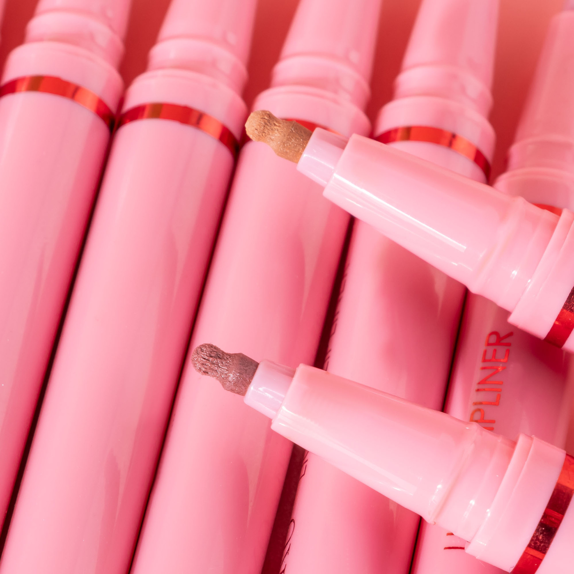 VSTKO Cross-border Gourd-tipped liquid Lip Liner Pen Set Matte, easy-to-color, waterproof and long-lasting nude Lipstick pen undefined
